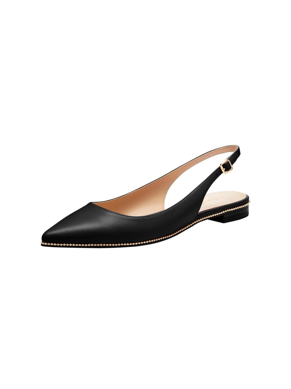 COACH
Women's Vae Slip On Studded Pointed Toe Slingback Skimmer Flats